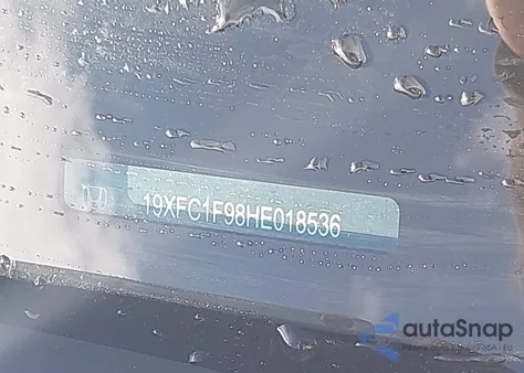 2017 Honda Civic Touring из США, поврежденный, VIN 19XFC1F98HE018536